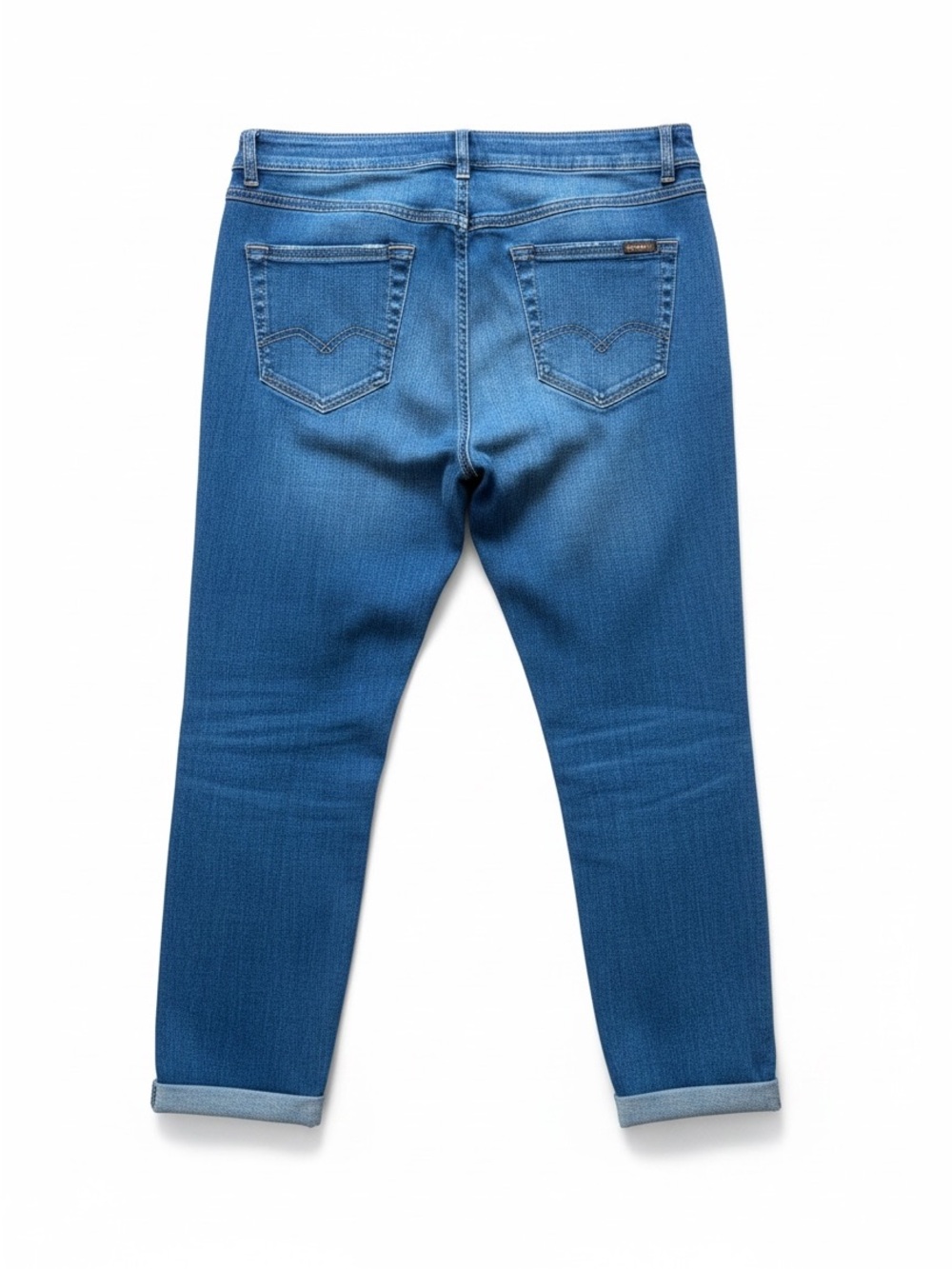 1822 Adrianna Mid-Rise Skinny Crop Jeans Size 14 Retro Mom Denim Medium Wash - Picture 3 of 14